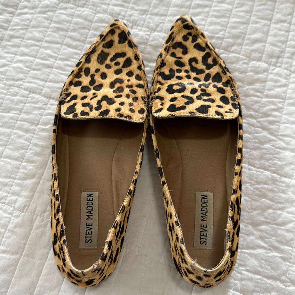 Steve Madden cheetah flats